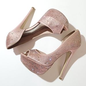 Bakers-- Showstopper peep toe heels